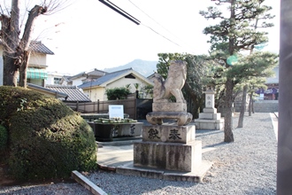 平成29年12月2日から　狛犬の組み直し