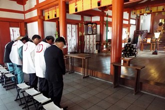 平成29年12月23日　安全祈願祭斎行